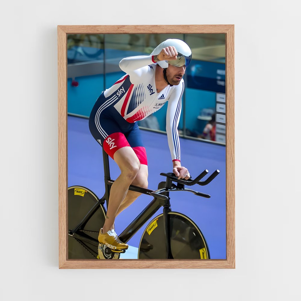 Poster L'Ascension de Wiggins – affiche Cyclisme (vue 4)